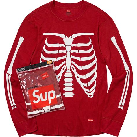 Supreme®/Hanes® Bones Thermal Crew (1 Pack) 